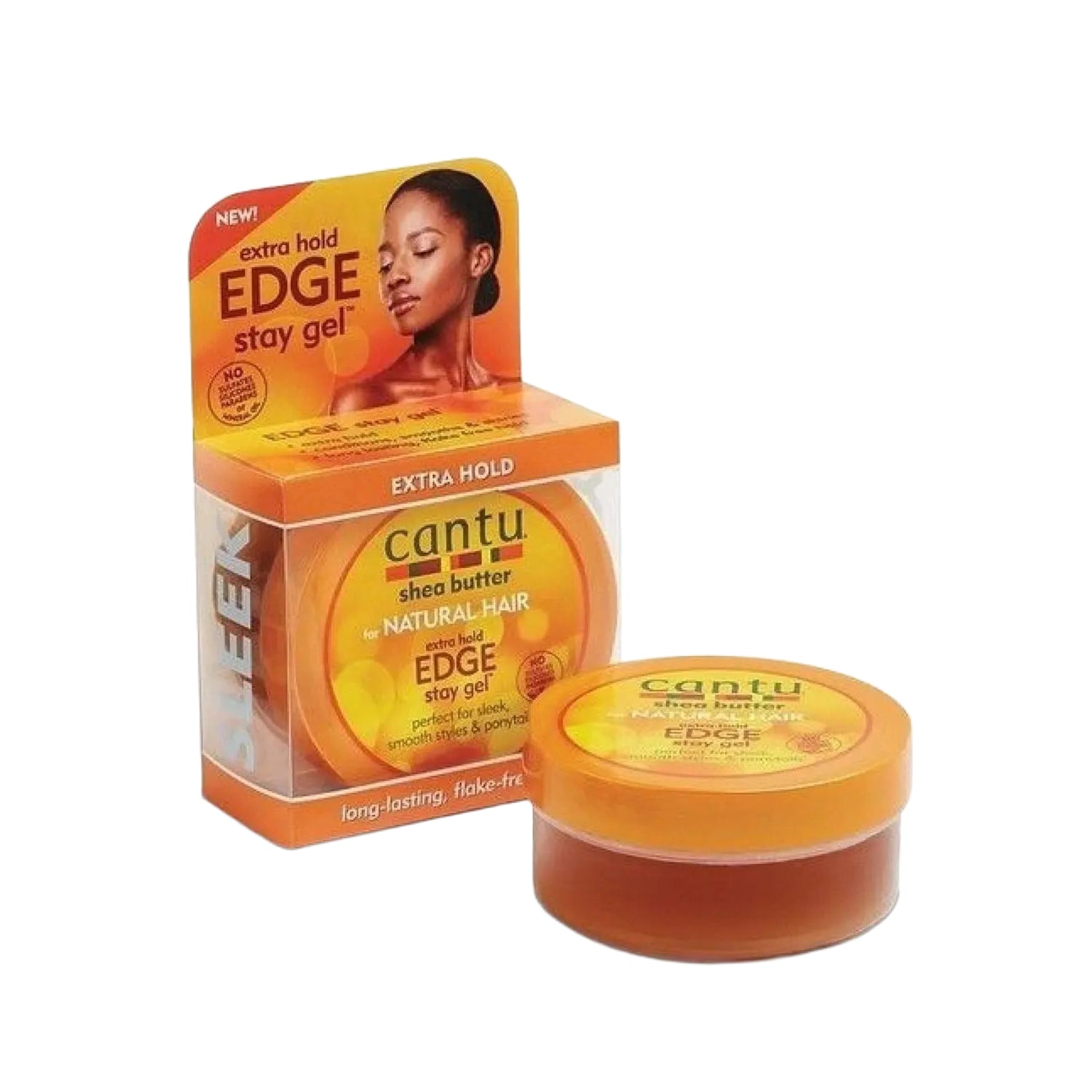 Cantu Shea Butter Natural Hair Extra Hold Edge Stay Gel 64g