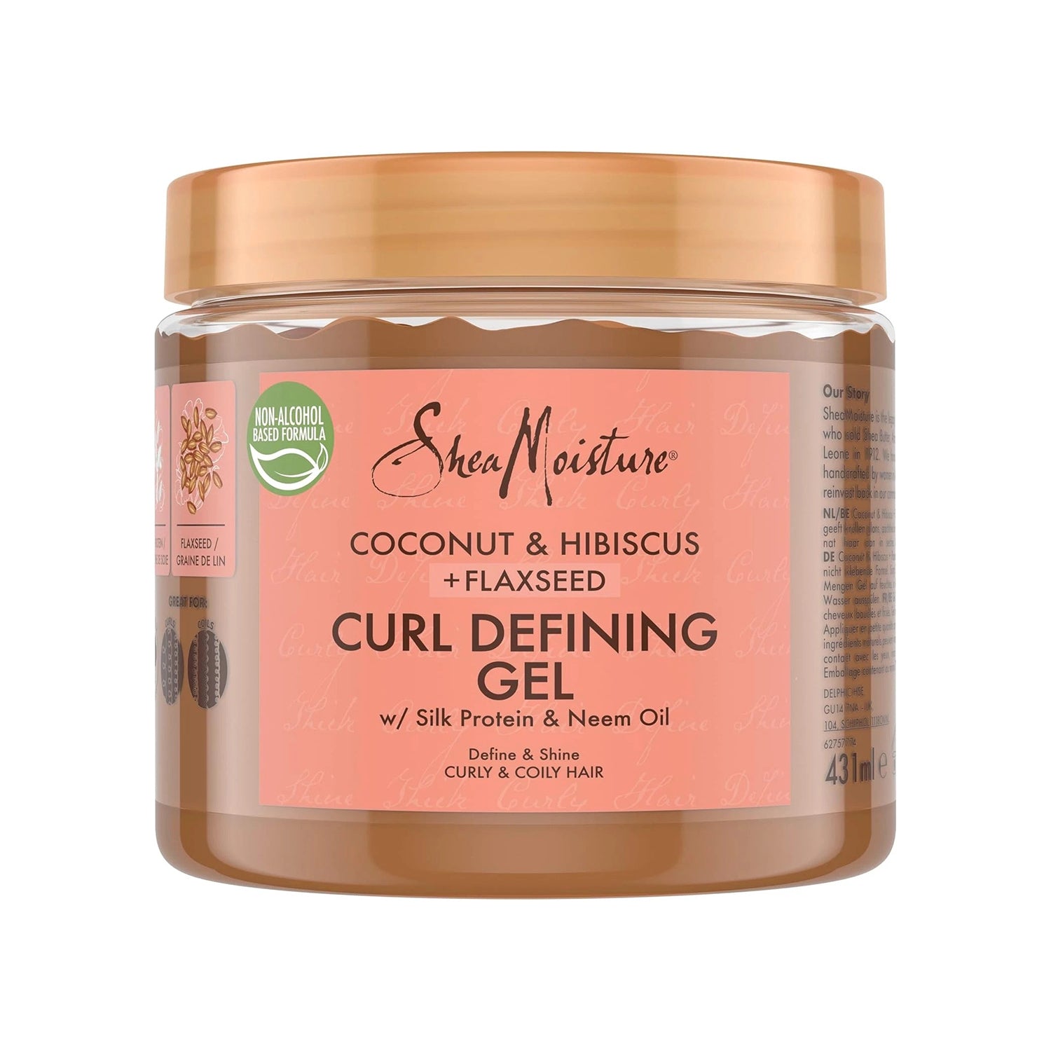 Shea Moisture Coconut & Hibiscus Defining Styling Gel 431ml