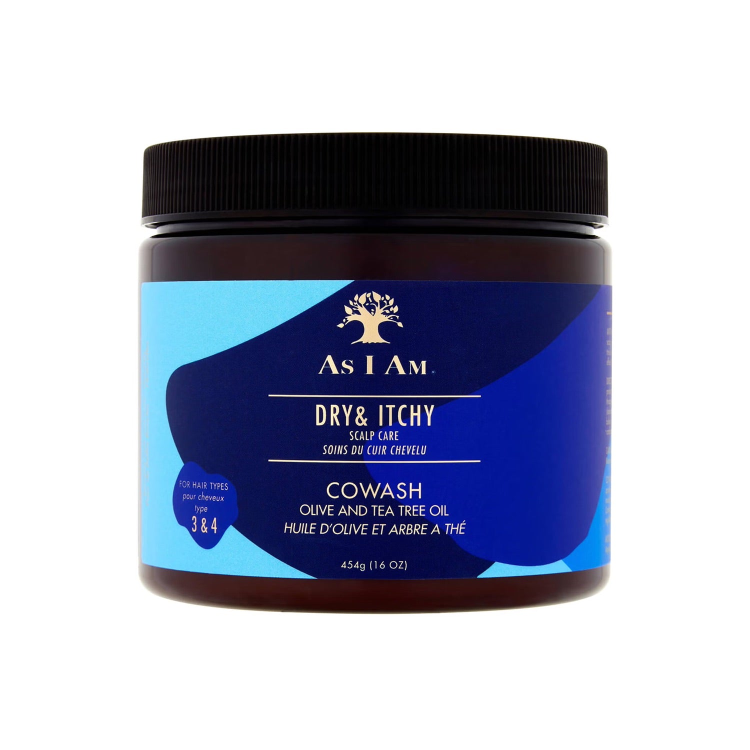 As I Am Dry and Itchy Scalp Care Olive and Tea Tree Oil Co-Wash 454g
