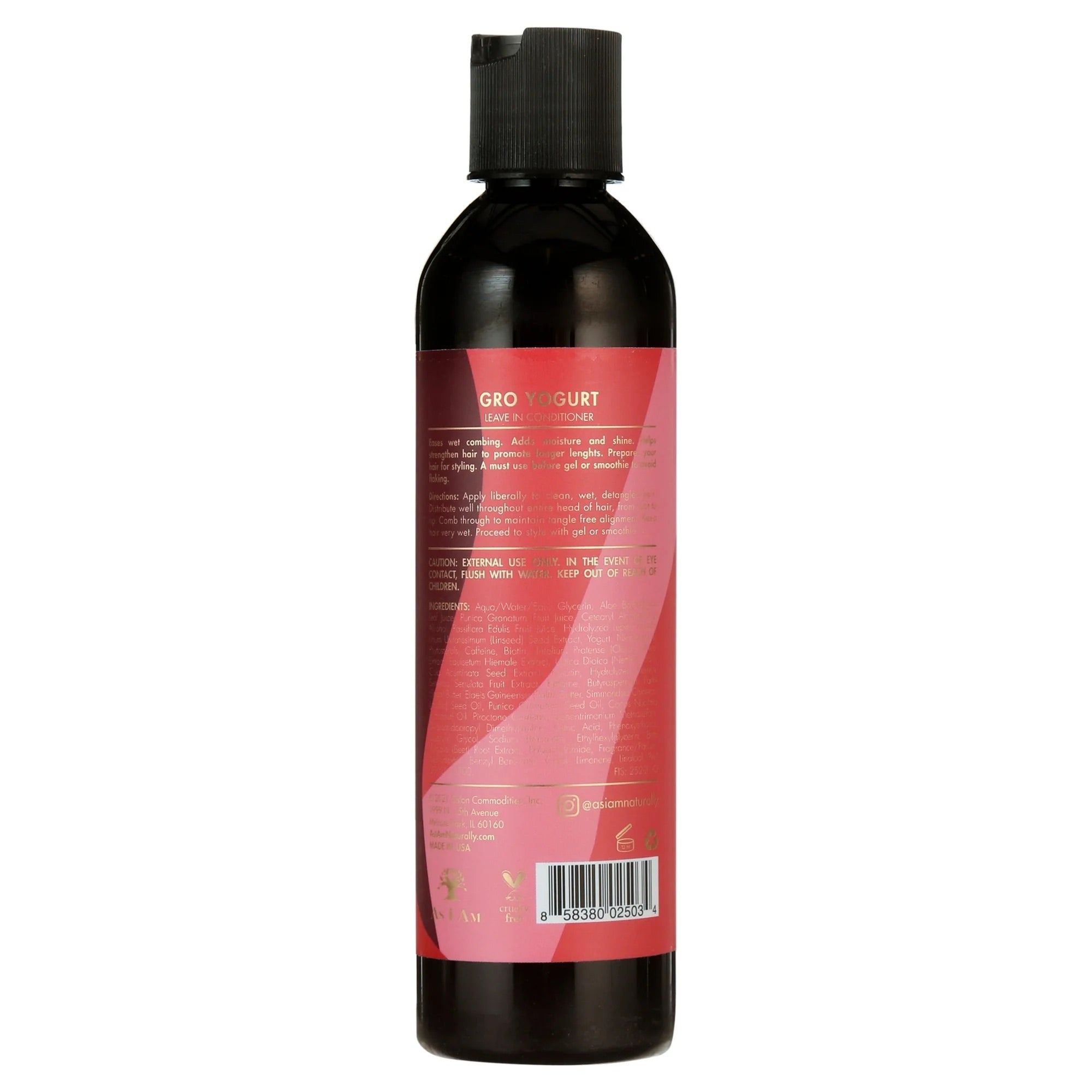 As I Am Long and Luxe Gro Yogurt Leave In Conditioner 237ml