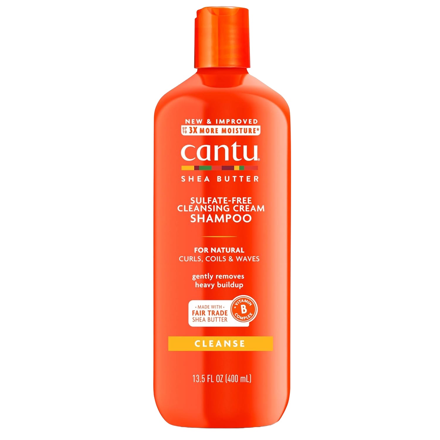 Cantu Shea Butter Natural Hair Sulfate-Free Cleansing Cream Shampoo 400ml