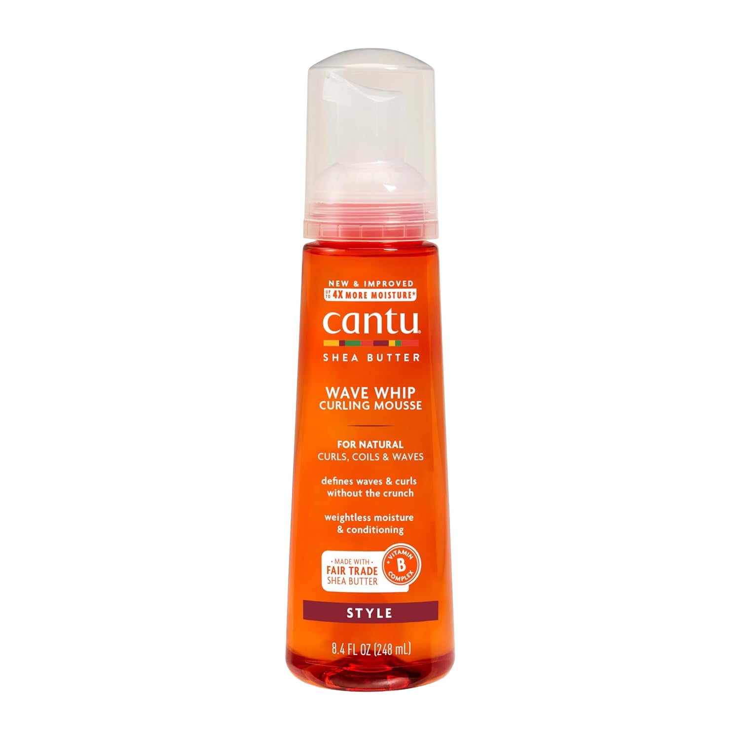Cantu Shea Butter Natural Hair Wave Whip Curling Mousse 248ml