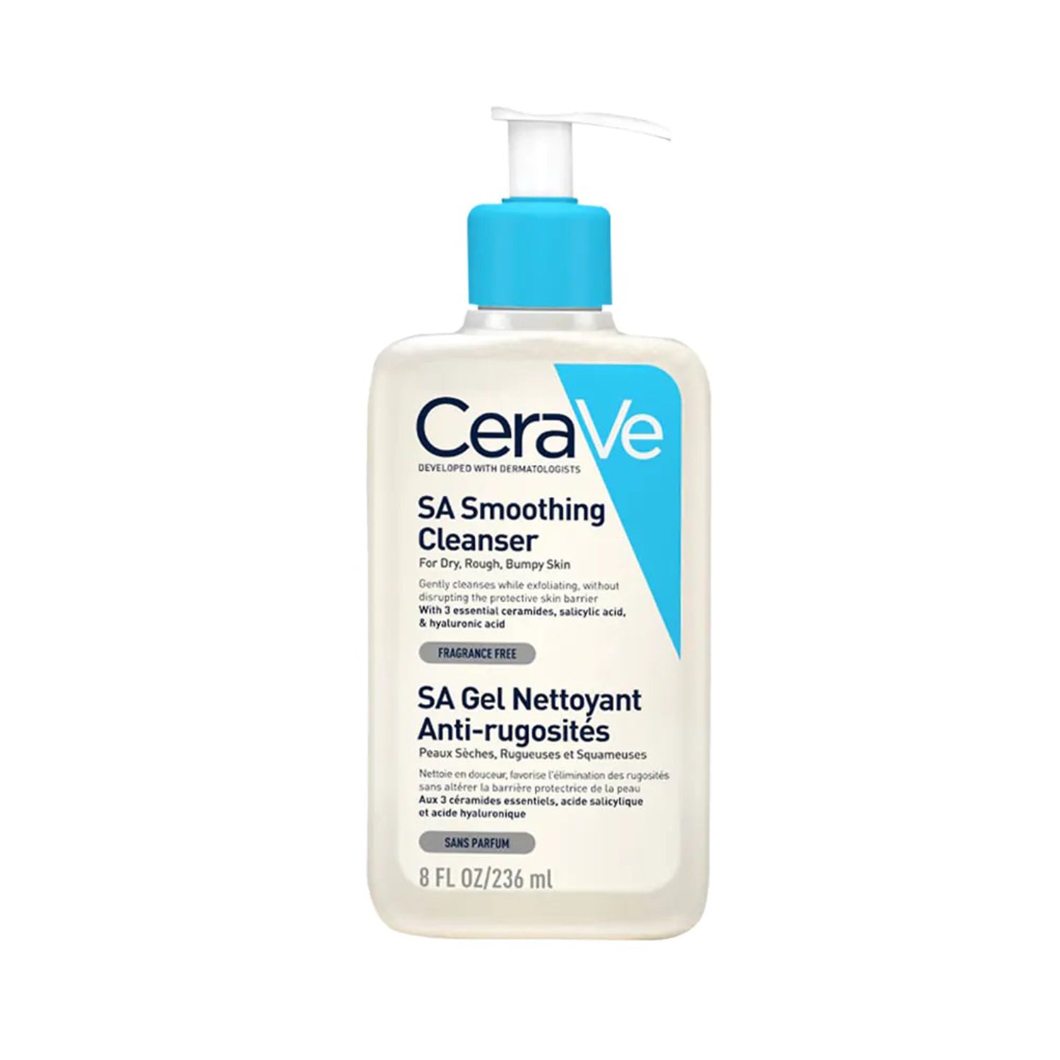CeraVe SA Smoothing Cleanser with Salicylic Acid for Dry, Rough & Bumpy Skin 236ml