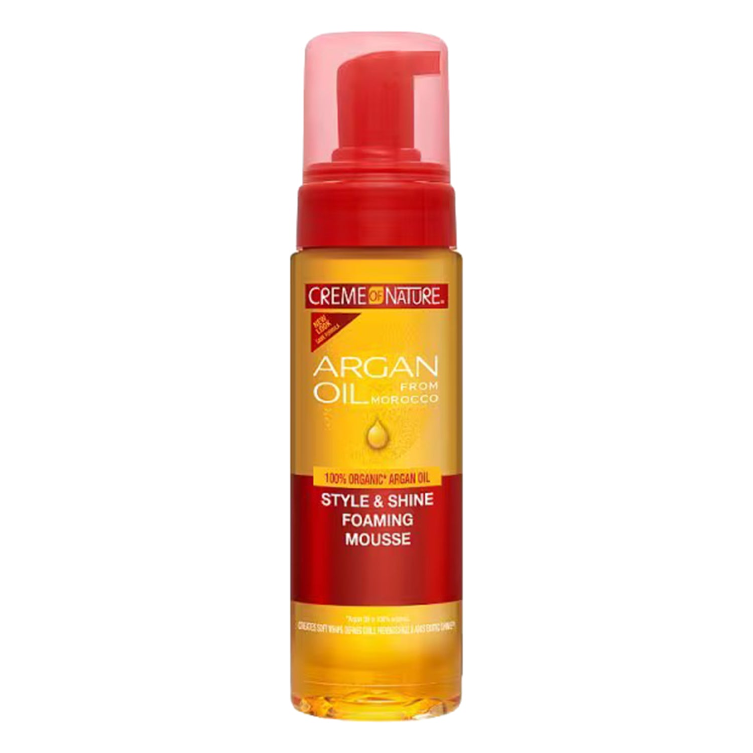 Creme of Nature Argan Oil Style & Shine Foaming Mousse 207ml