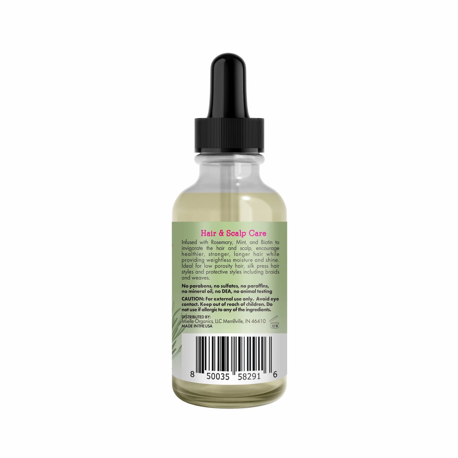 Mielle Rosemary Mint Scalp & Hair Strengthening Oil Light 59ml