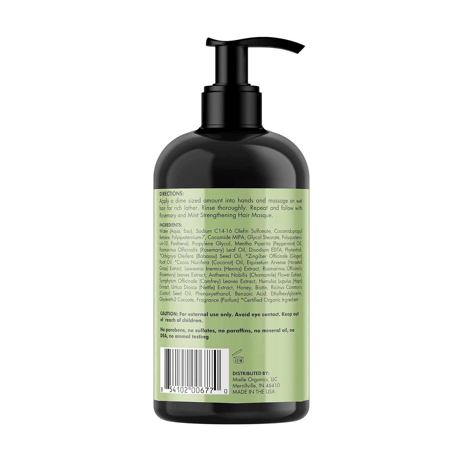 Mielle Rosemary Mint Strengthening Shampoo 355ml