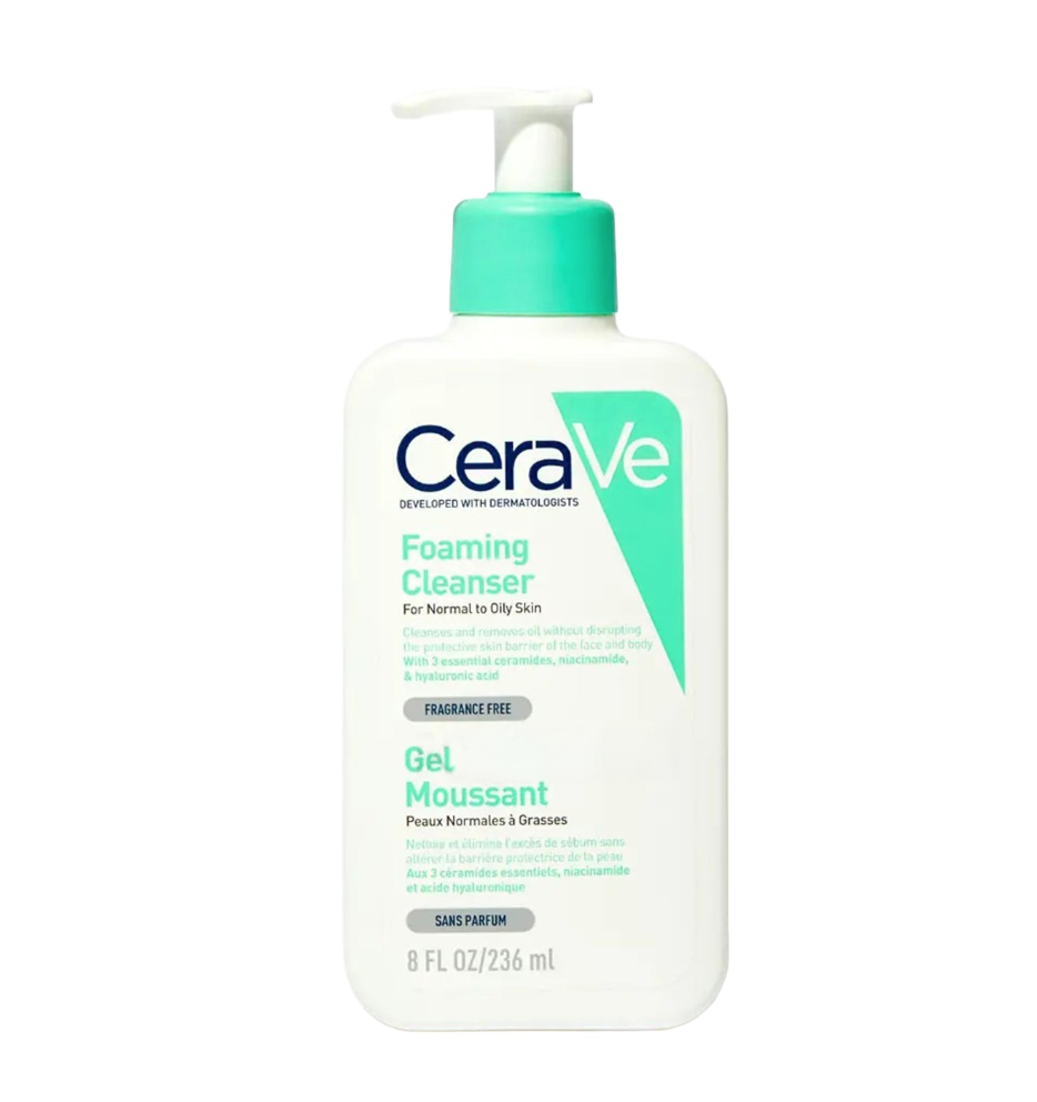 CeraVe Foaming Cleanser with Niacinamide for Normal to Oily Skin 236ml