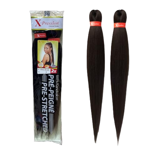 X-Pression 2X Pre-Stretched Braiding Hair 46 Inch