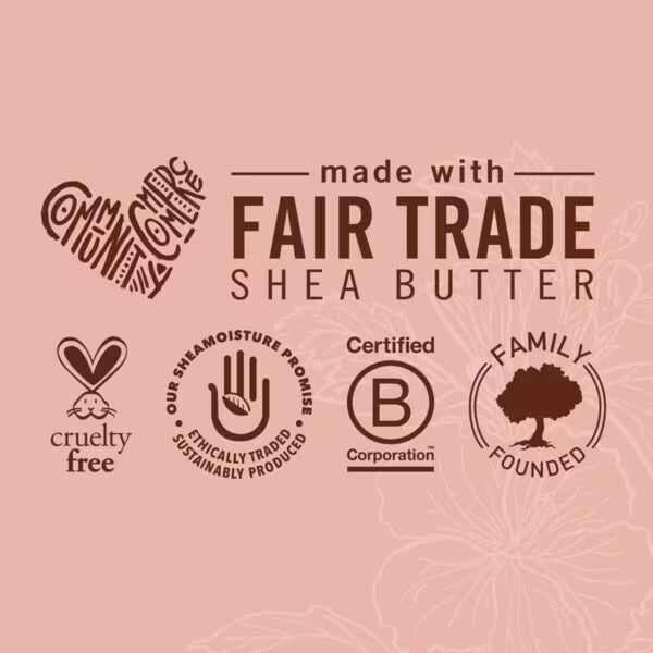 Shea Moisture coconut & hibiscus curl & shine shampoo 384ml