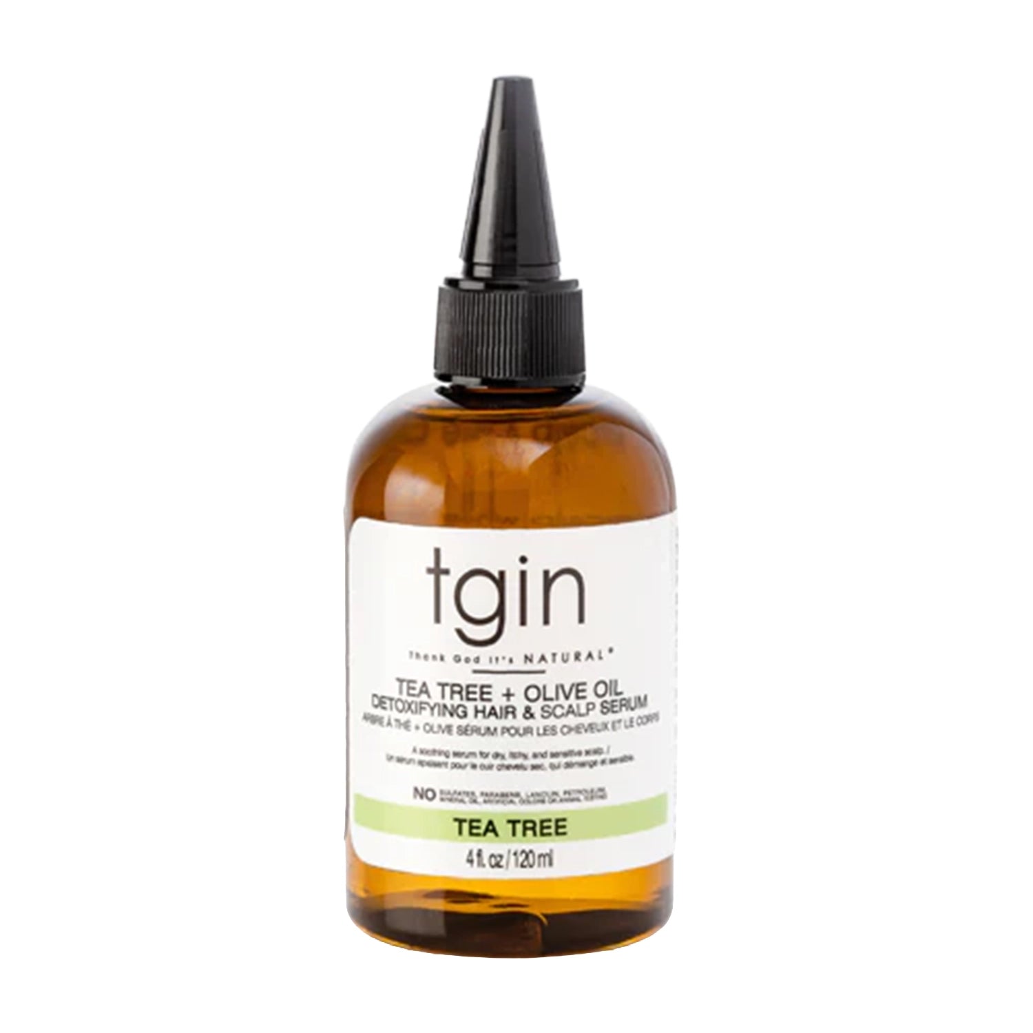 tgin Tea Tree + Olive Oil Detoxifying Hair and Scalp Serum 120ml